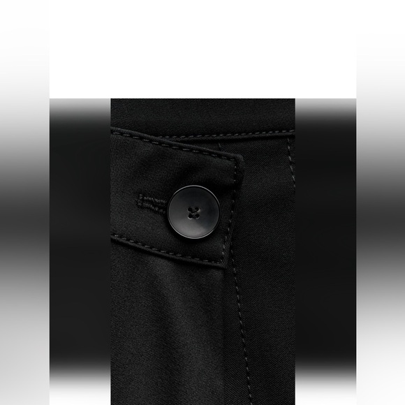 ZARA BLACK ASYMMETRICAL PLEATED MIDI SKIRT SIZE LARGE NWT! - Picture 7 of 7